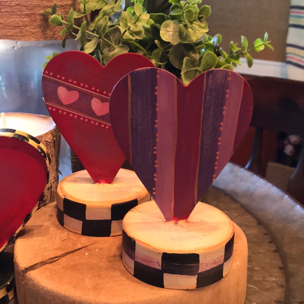 Heart Decor Jar Topper Set - Picture 2 of 14